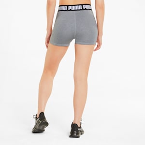 TRAIN PUMA STRONG Women's 3" Tight Training Shorts, Griffin Heather, extralarge-GBR